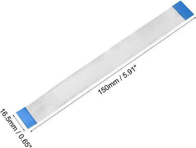 Alt view image 3 of 4 - Flexible Flat Cable, 32 Pins 0.5mm Pitch 150mm FPC FFC Flexible Ribbon Cable for LCD TV Car Audio DVD Player Laptop 10Pcs (A Type)