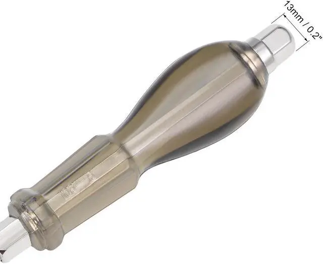 Alt view image 4 of 7 - 10pcs 50mm 1/4" Hex Shank SL5 Magnetic Slotted Head Screwdriver Bits S2