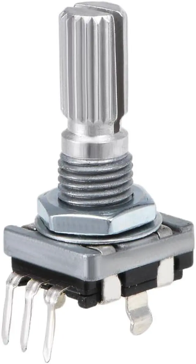Alt view image 6 of 6 - 360 Degree Rotary Encoder Code Switch Digital Potentiometer EC11 5 Pins 14mm Shaft 10pcs