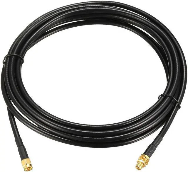 Main image of Antenna Extension Cable SMA Male to SMA Male Coaxial Cable RG58 50 Ohm 20 ft