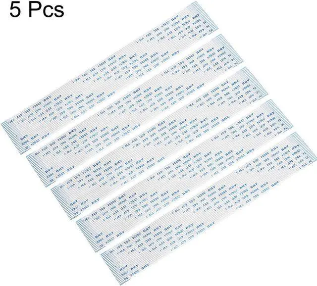 Alt view image 2 of 4 - Flexible Flat Cable,150mm 1mm Pitch 24 Pins FPC FFC Flexible Ribbon Cable for LCD TV Car Audio DVD Player 5Pcs (A type)