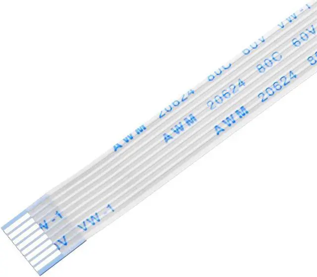 Alt view image 4 of 4 - Flexible Flat Cable,150mm 1mm Pitch 8 Pins FPC FFC Flexible Ribbon Cable for LCD TV Car Audio DVD Player 5Pcs (B type)
