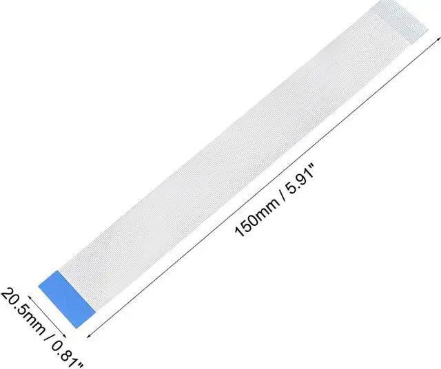Alt view image 3 of 4 - Flexible Flat Cable, 40 Pins 0.5mm Pitch 150mm FPC FFC Flexible Ribbon Cable for LCD TV Car Audio DVD Player Laptop 10Pcs (B Type)