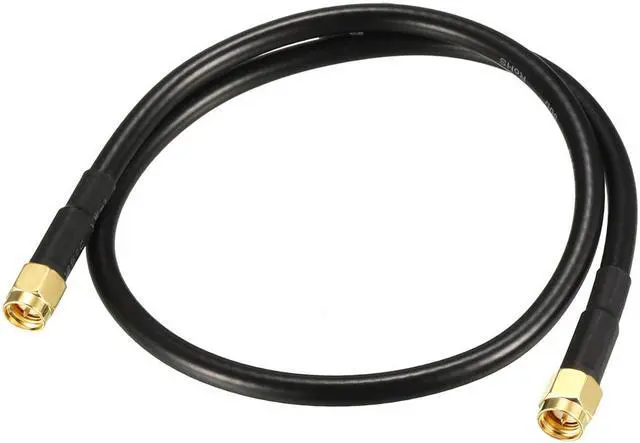 Main image of Antenna Extension Cable SMA Male to SMA Male Coaxial Cable RG58 50 Ohm 1.5 ft