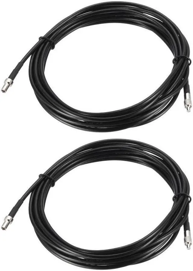 Main image of TS9 Male to TS9 Female RF Coaxial Cable RG174 Jumper Cable 16.4 ft 2pcs