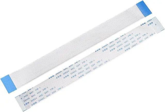 Main image of Flexible Flat Cable,150mm 1mm Pitch 15 Pins FPC FFC Flexible Ribbon Cable for LCD TV Car Audio DVD Player 10Pcs (A type)