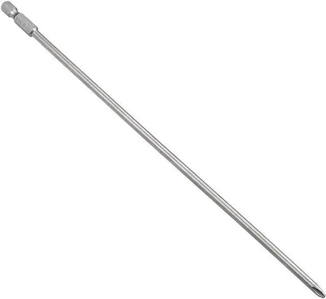 Main image of 1/4-Inch Hex Shank 250mm Length Phillips 4.5PH2 Magnetic Screw Driver S2 Screwdriver Bits