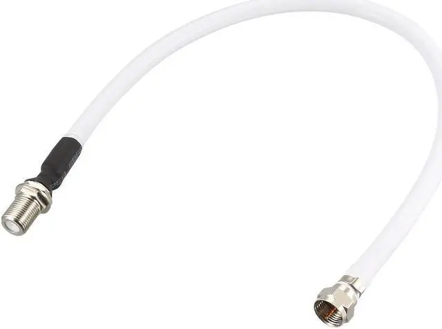 Alt view image 2 of 5 - RG6 Coax Cable F Type Male to F Type Female Coaxial Cable 2 Feet