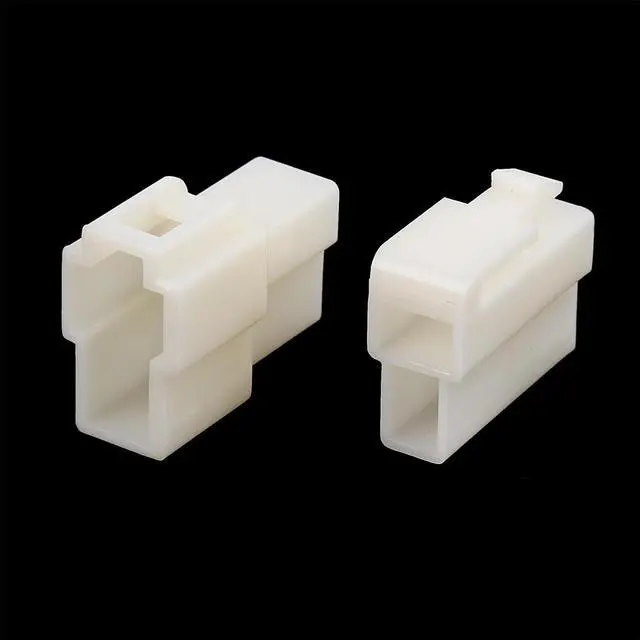 Alt view image 4 of 4 - 20 Sets 6.3mm 2 Pin Car Automotive Electrical Wire Connector Male Female Housing