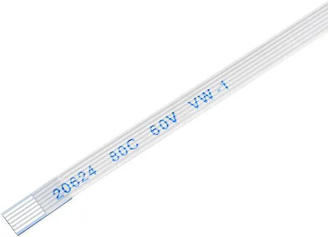 Alt view image 4 of 4 - Flexible Flat Cable, 6 Pins 0.5mm Pitch 150mm FPC FFC Flexible Ribbon Cable for LCD TV Car Audio DVD Player Laptop 5Pcs (A Type)
