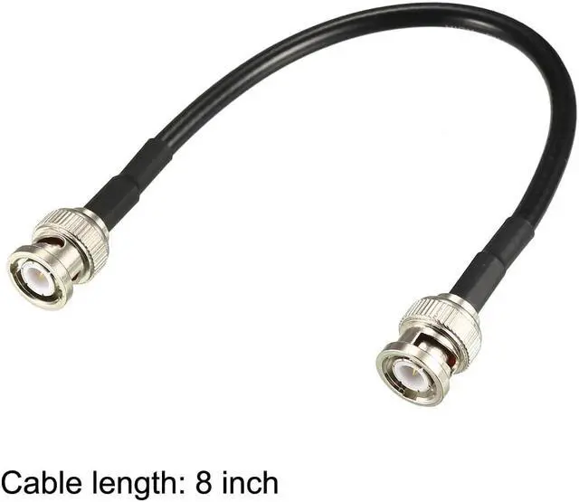 Alt view image 4 of 4 - RG58 Coaxial Cable with BNC Male to BNC Male Connectors 50 Ohm 8 Inch