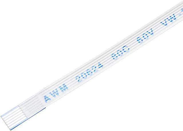 Alt view image 4 of 4 - Flexible Flat Cable, 6 Pins 0.5mm Pitch 150mm FPC FFC Flexible Ribbon Cable for LCD TV Car Audio DVD Player Laptop 10Pcs (B Type)
