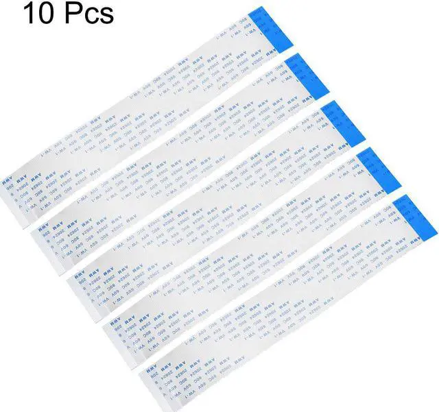 Alt view image 2 of 4 - Flexible Flat Cable, 50 Pins 0.5mm Pitch 150mm FPC FFC Flexible Ribbon Cable for LCD TV Car Audio DVD Player Laptop 10Pcs (B Type)