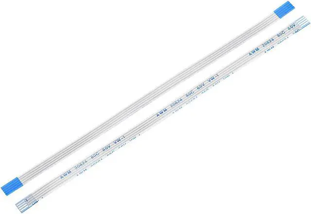 Main image of Flexible Flat Cable,150mm 1mm Pitch 4 Pins FPC FFC Flexible Ribbon Cable for LCD TV Car Audio DVD Player 10Pcs (A type)