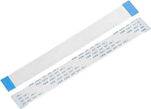 Main image of Flexible Flat Cable,150mm 1mm Pitch 16 Pins FPC FFC Flexible Ribbon Cable for LCD TV Car Audio DVD Player 5Pcs (A type)