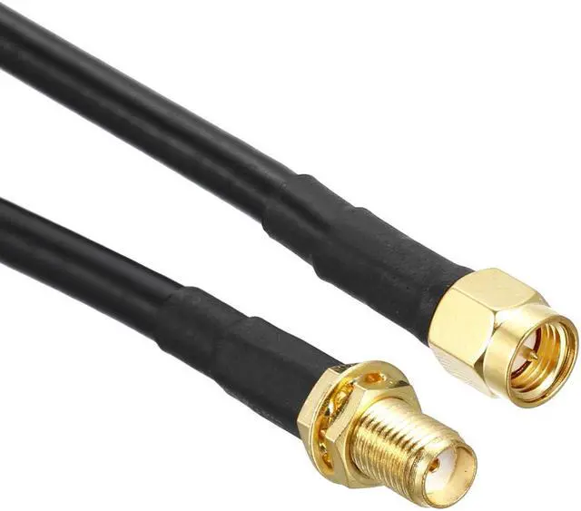 Alt view image 3 of 4 - SMA Male to SMA Female Antenna Extension Coax Cable RG58 50 ft
