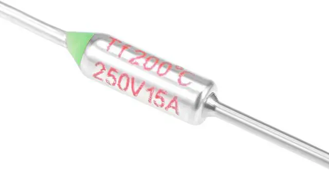Alt view image 3 of 3 - Thermal Fuse 250V 15A TF 200 Celsius Degree Temperature Electrical Circuit Cutoff 2pcs