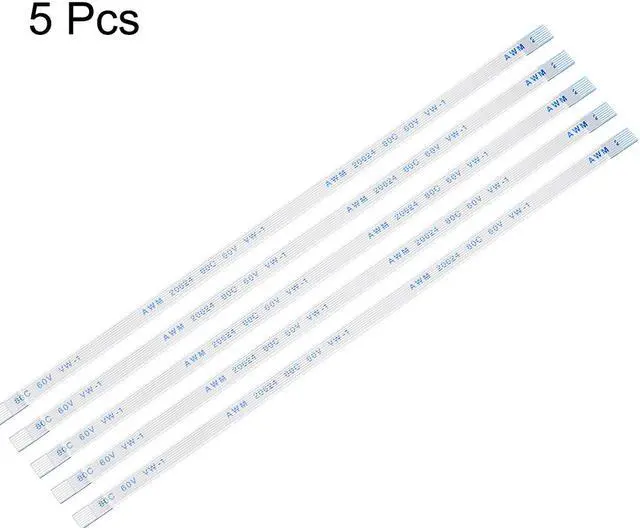 Alt view image 2 of 4 - Flexible Flat Cable, 7 Pins 0.5mm Pitch 150mm FPC FFC Flexible Ribbon Cable for LCD TV Car Audio DVD Player Laptop 5Pcs (A Type)