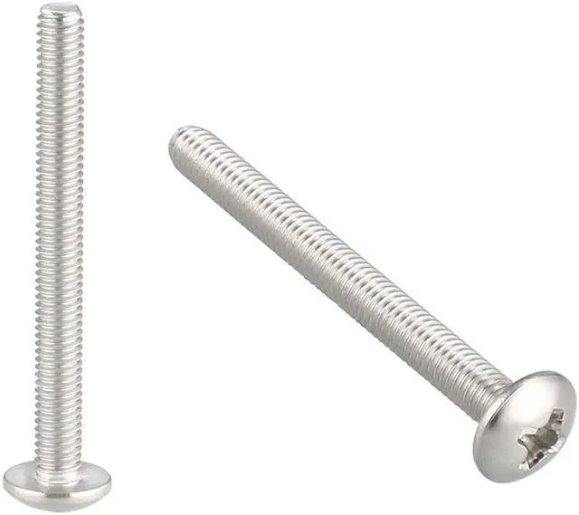 Main image of Machine Screws, M3x30mm Phillips Truss Head Screw, 304 Stainless Steel, Fasteners Bolts 20Pcs