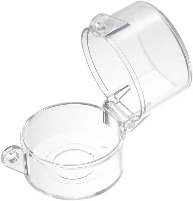Alt view image 2 of 4 - 2pcs Clear Plastic Switch Cover Protector for 22mm Diameter Push Button Switch 55*55