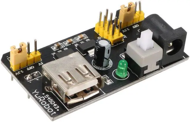 Main image of MB102 Breadboard Power Supply Board Module 3.3V/5V Dual Voltage for Arduino