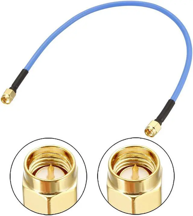 Alt view image 2 of 4 - SMA Male to SMA Male Coaxial Cable 50 ohm 0.3Meter/1Ft RG402