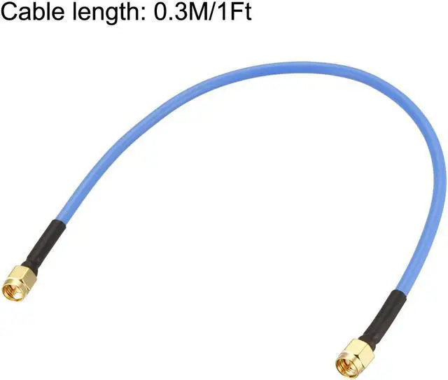 Alt view image 4 of 4 - SMA Male to SMA Male Coaxial Cable 50 ohm 0.3Meter/1Ft RG402
