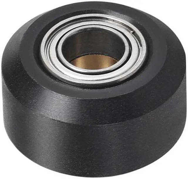 Alt view image 4 of 4 - POM V Wheel with Bearing for 3D Printer RepRap, Ender 3,CR Series OD 15.5mm 4pcs