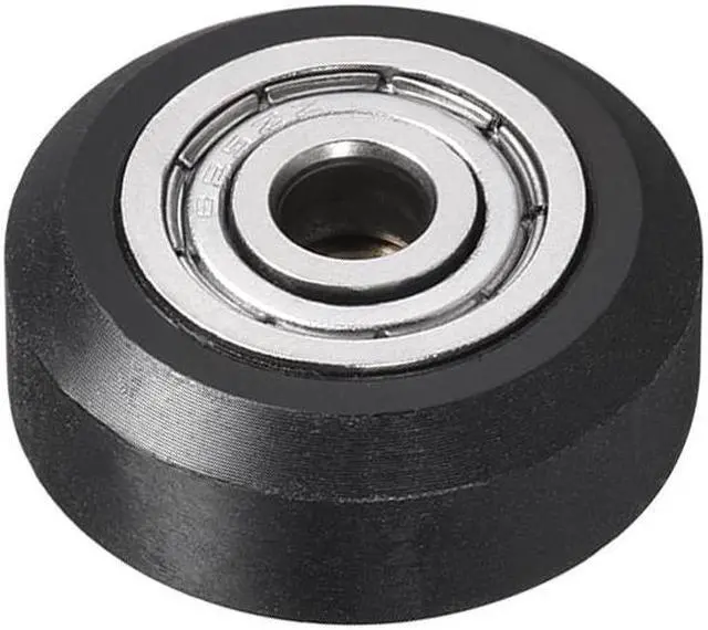 Alt view image 4 of 4 - POM V Wheel with Bearing for 3D Printer RepRap, Ender 3, CR Series OD 24mm 4pcs