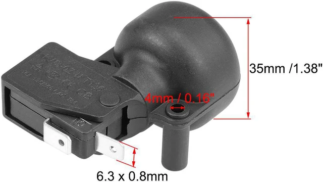Alt view image 3 of 3 - Tip over Switch AC 125V/250V 16A Anti Tilt Dump Switch for Patio Garden Heaters Electric Fan 3pcs