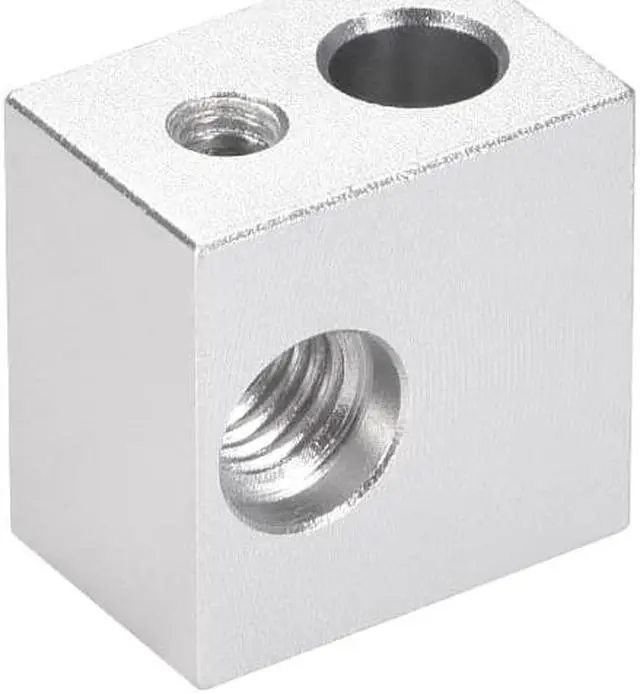 Alt view image 4 of 4 - Aluminum Heater Block, Specialized for MK10 M7 1.75mm Filament 2pcs