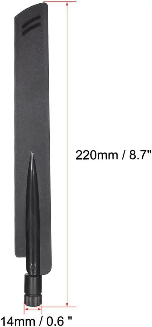 Alt view image 2 of 4 - GSM GPRS WCDMA LTE Antenna 3G 4G 15dBi High Gain 700-2700MHz RP-SMA Male Connector Omni Direction Foldable Paddle Type 2Pcs