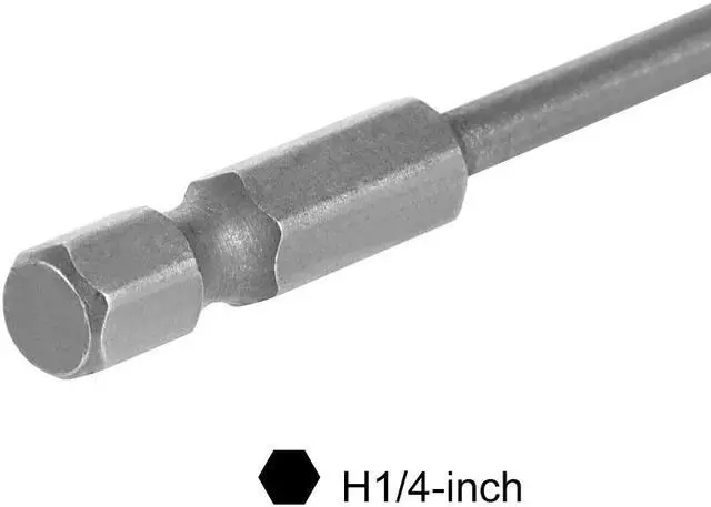 Alt view image 3 of 4 - Torx Screwdriver Bits 1/4-Inch Hex Shank 150mm Length T10 Magnetic Security Star Screw Driver S2 Bit