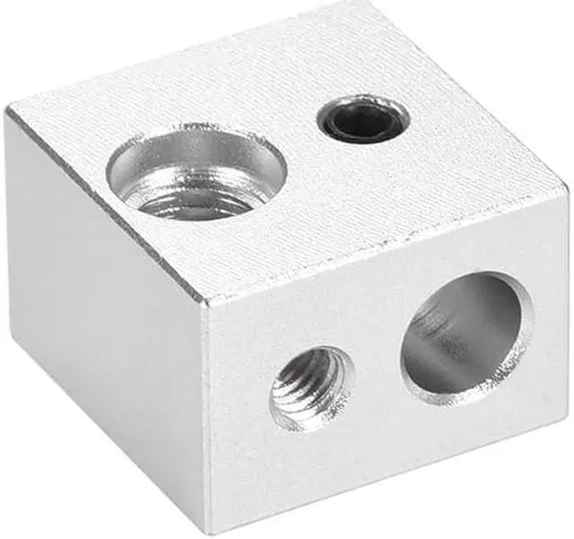 Alt view image 3 of 4 - Aluminum Heater Block, Specialized for MK10 M7 1.75mm Filament 2pcs