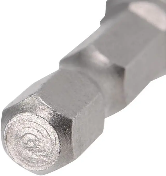 Alt view image 4 of 4 - 2pcs Torx Bits 1/4 Inch Hex Shank 50mm Length Magnetic T45 Security Star Screwdriver Bits S2 Alloy Steel