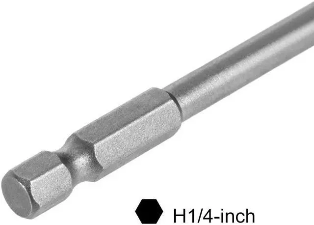 Alt view image 3 of 4 - Torx Screwdriver Bits 1/4-Inch Hex Shank 150mm Length T25 Magnetic Security Star Screw Driver S2 Bit