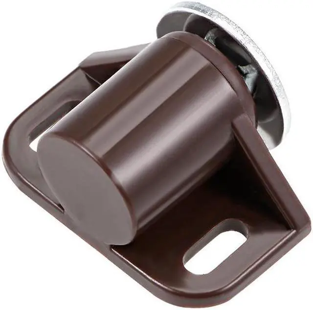 Alt view image 3 of 3 - Magnetic Catches Catch, Cabinet & Door Magnet Latch Catch Cabinet Hardware Fittings for Cupboards, Drawers, Closet Brown 6pcs