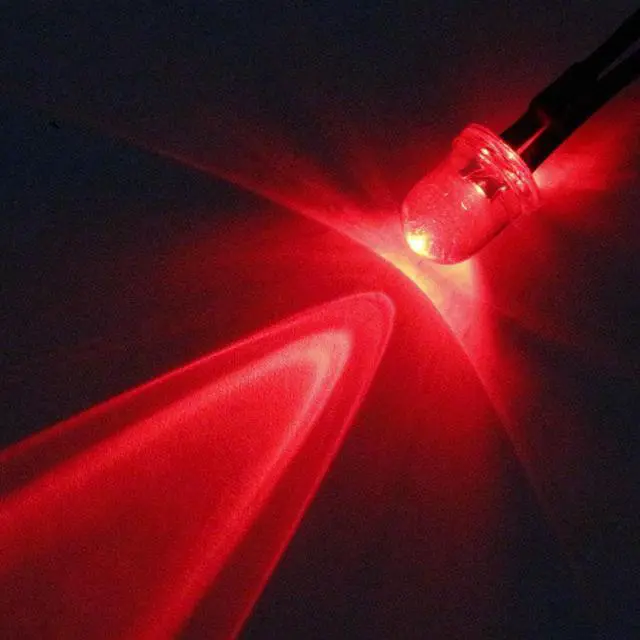 Alt view image 4 of 4 - Prewired LED Light DC 3-6V 20mA - 8mm Red Pre Wired Round Top Bulb Lamp 10PCS