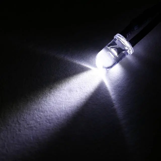 Alt view image 4 of 4 - Prewired LED Light 5mm White Pre Wired Round Top Bulb Lamp DC 9-12V 20mA - 20PCS