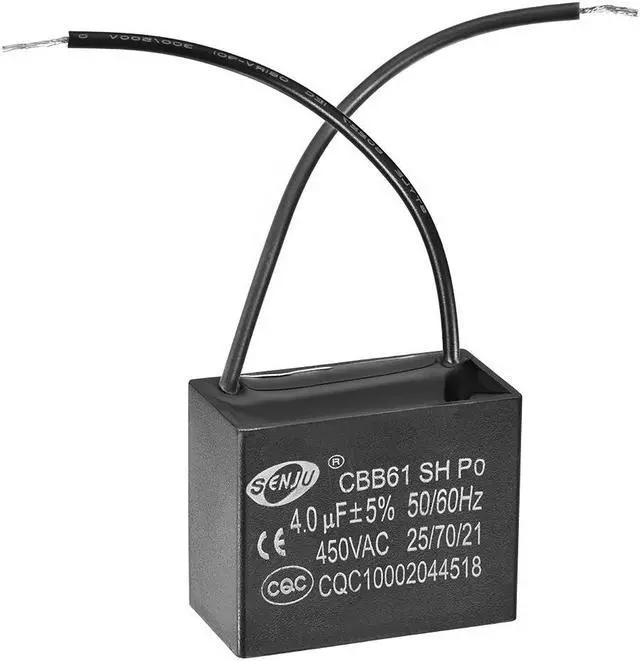 Ceiling Fan Capacitor Cbb61 4uf 2 Wire Shelly Lighting