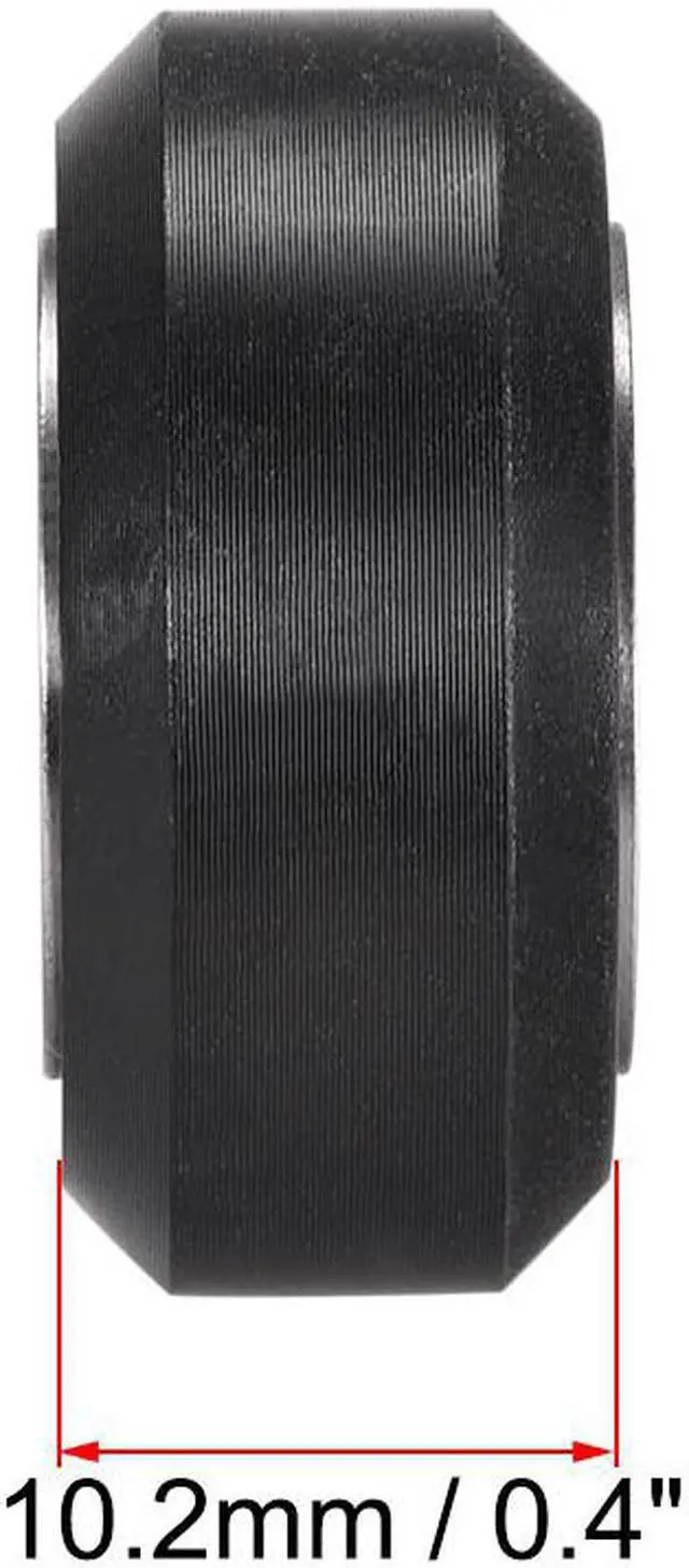 Alt view image 3 of 4 - POM V Wheel with Bearing for 3D Printer RepRap, Ender 3, CR Series OD 24mm 4pcs