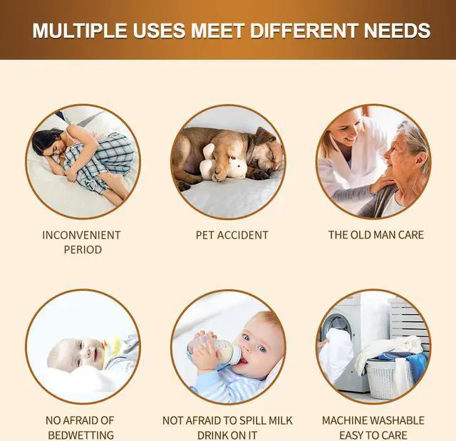 Main image of Fitted Mattress Pad Protector Cover Water-resistant Comfortable - Breathable and Soft Twin XL