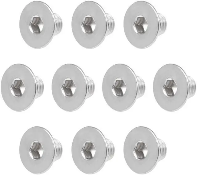 Main image of M5x6mm Flat Head Machine Screws Inner Hex Screw 304 Stainless Steel Fasteners Bolts 20Pcs