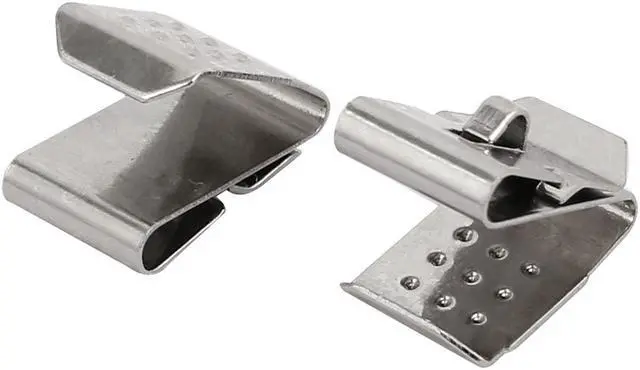 Alt view image 2 of 3 - 20Pcs Silver Tone Metal AA/14500 Battery Positive Negative Shrapnel Contact