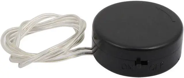 Main image of 2 x 3V CR2032 Coin Cell Button Battery Wired Holder Case Storage w Switch Black