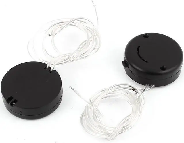 Main image of 2Pcs Wire Lead 2 x 3V CR2032 Button Cell Lithium Battery Socket Holder Case