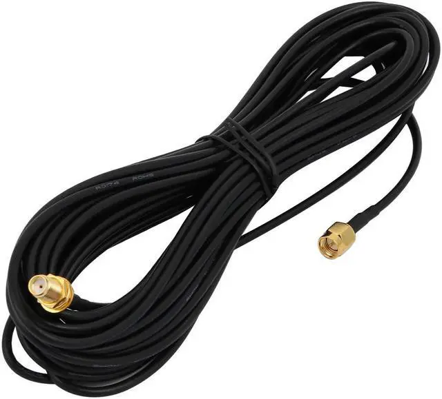 Main image of RG174 Coaxial Antenna Extension Cable SMA Female to Male Connector 9M Length