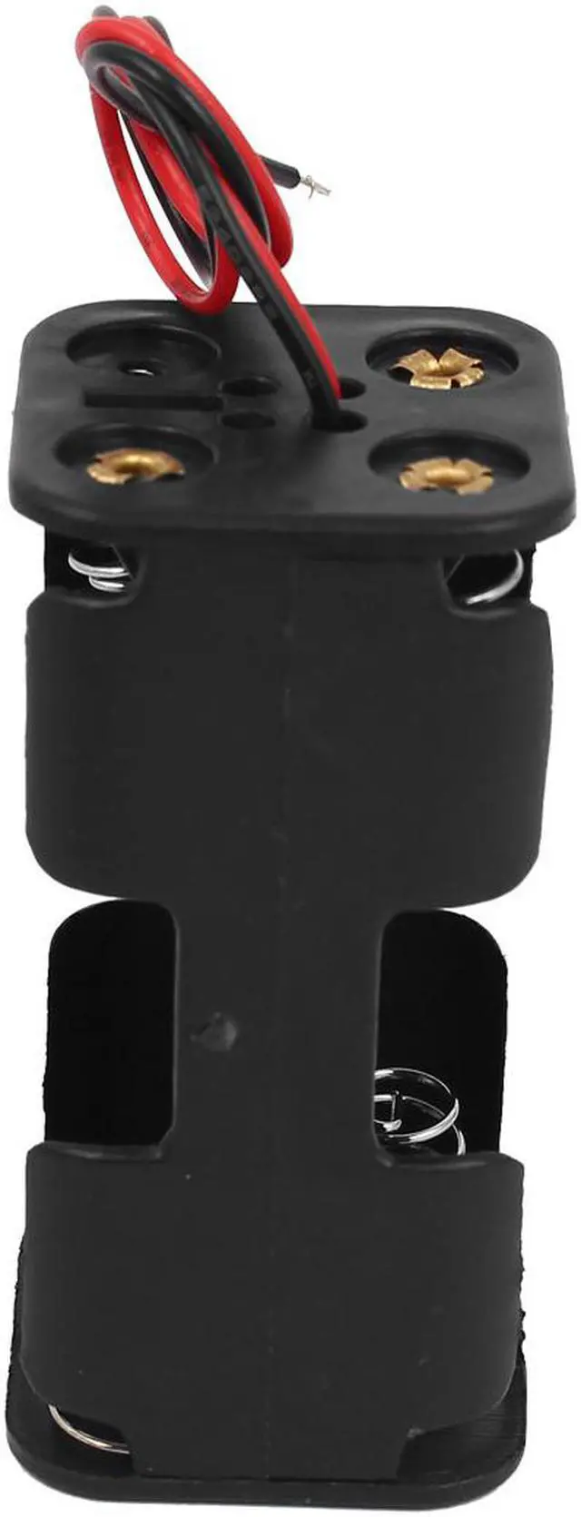 Alt view image 3 of 4 - 5 Pcs 6V Power Supply 4 x AA Battery Double Sided Box Container Storage Holder Wire Lead