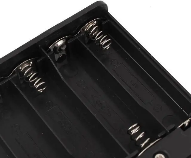 Alt view image 3 of 5 - 9V Power Supply 6 x AA Battery Switched Holder Enclosed Box 2.1mm DC Male Connector Wire Lead