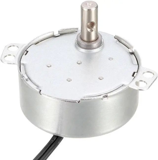 Main image of Synchronous Motor AC 220-240V 10-12RPM 50-60Hz CCW/CW 4W Turntable Gear Box for Microwave Oven